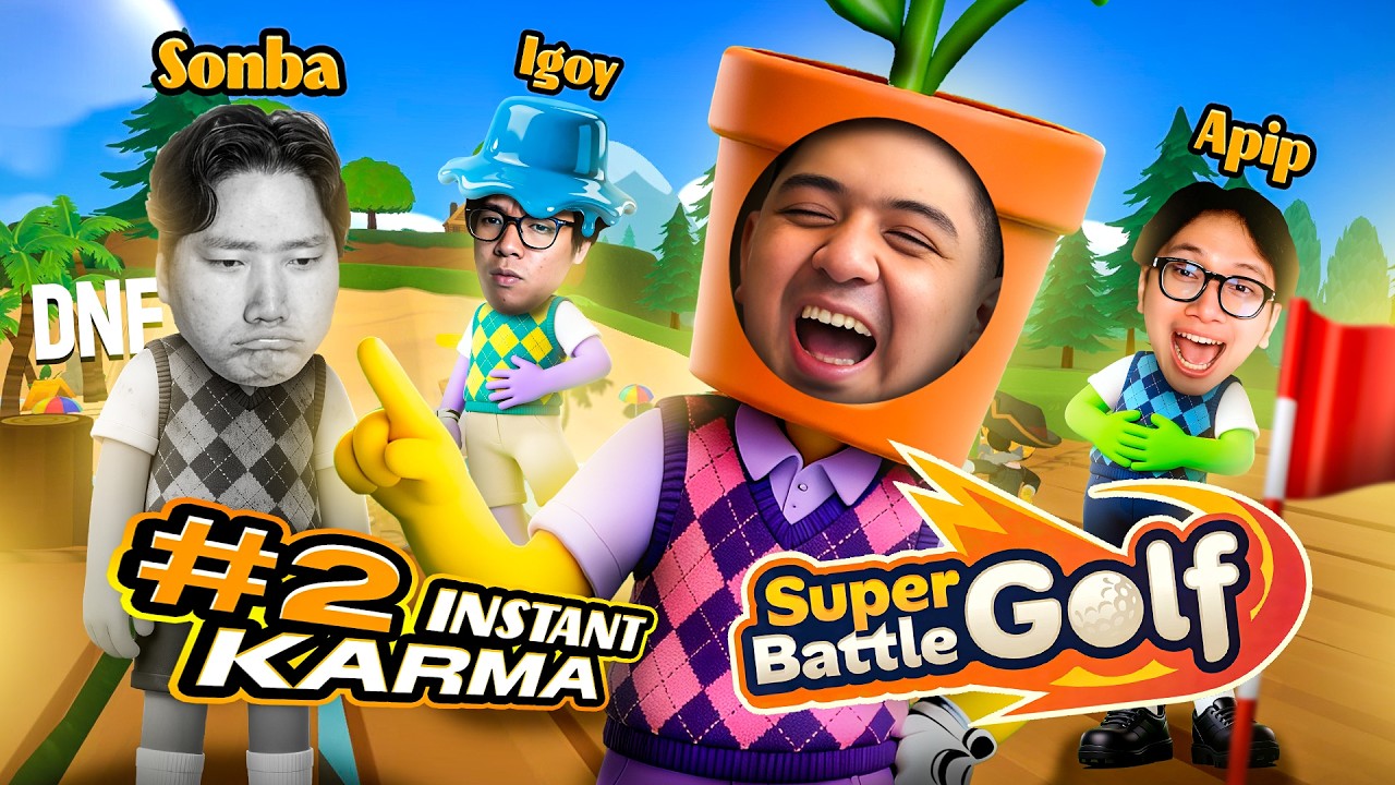 EMANK INI GAME KARMANYA CEPET BANGET !!![ Super Battle Golf ] Part 2