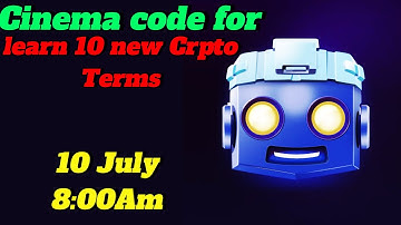 Tapswap cinema code for learn 10 new crypto terms Task July 10 |