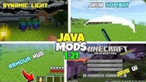 Minecraft Pe change Java Edition (Only 1 Mod)