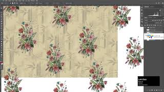 DIGITAL PRINT | Pattern Design All-over | Photoshop For Textile Digital Print Design @digitalprint