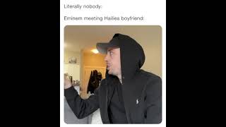 Eminem meeting Hailies boyfriend