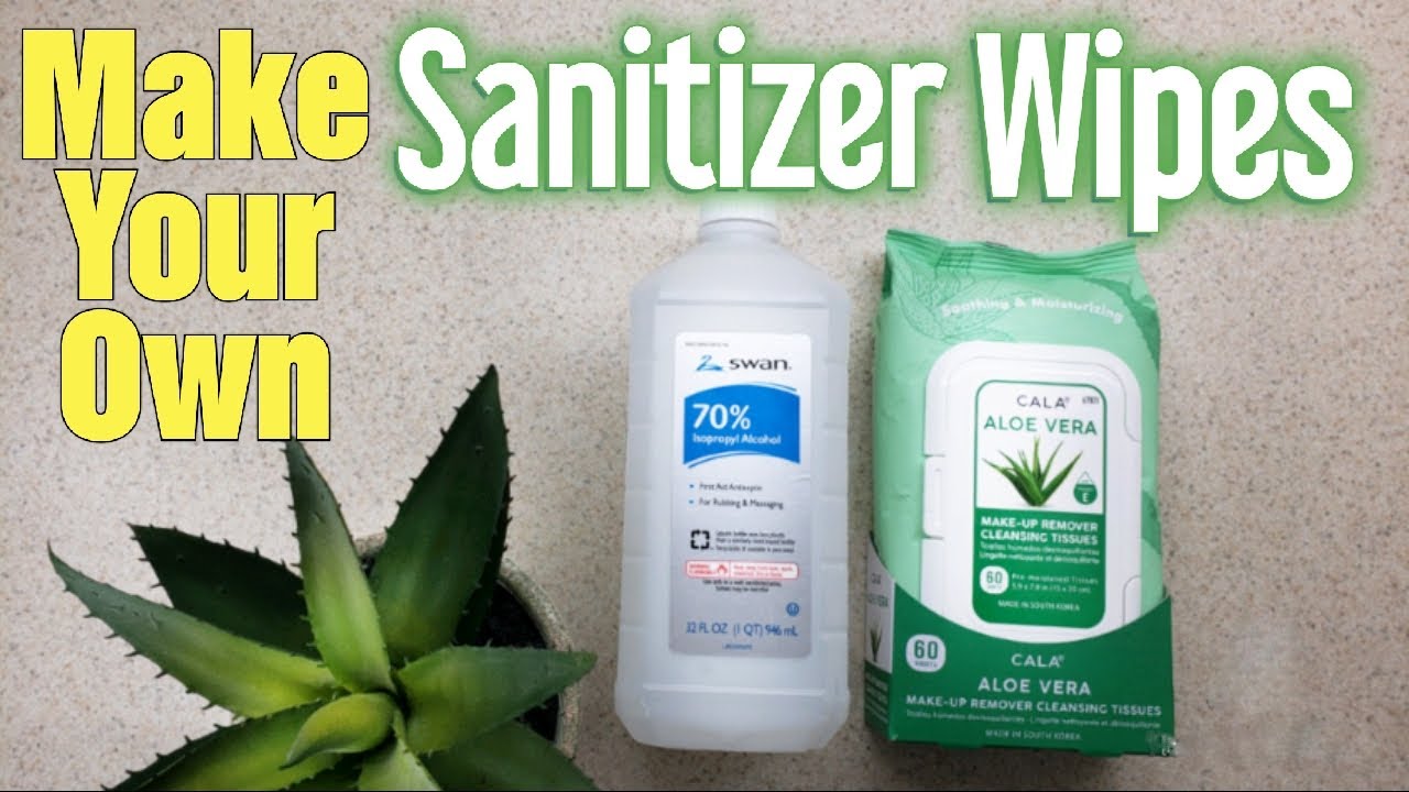 How To Make Hand Sanitizer Wipes Youtube