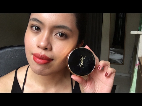 YSL Fushion Ink Cushion Foundation Shade 40 Review |Unboxing / First & Second Impressions