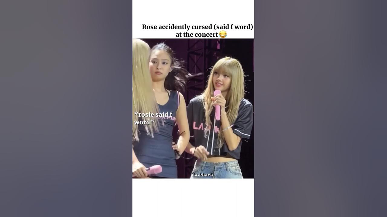 Rose cursed at concert 😭#blackpink #jennie #jisoo #rosé #rose #apt #brunomars #blink #kpop Rose cursed at concert 😭#blackpink #jennie #jisoo #rosé #rose #apt #brunomars #blink #kpop