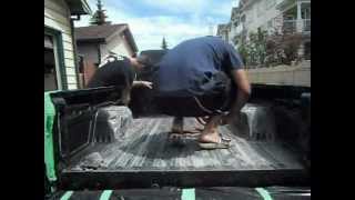 How to do your own spray in bedliner with instructions