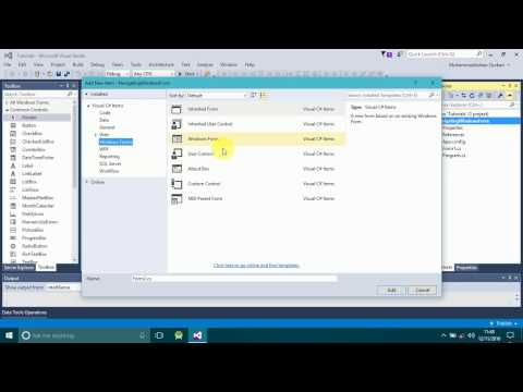 How to navigate between windows-forms using button's on click event.