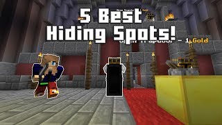 Minecraft - Hypixel Murder Mystery - 5 Best Hiding Spots! (For The Map Towerfall)