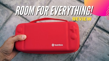 SO MUCH ROOM FOR EVERYTHING!! tomtoc Carrying Case for Nintendo Switch