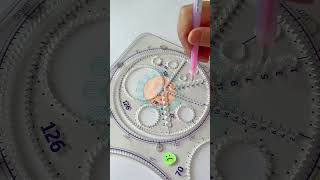 The color is a bit pink. #RelaxationAndHealingVideo# KaleidoscopeRuler drawing #Fun creative ideas