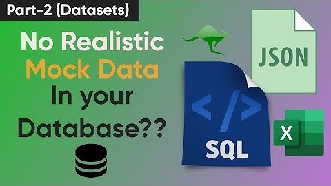 Generate Mock Data Using Custom Dataset | Mockaroo Feature.