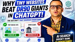 Why Tiny Websites Are Beating DR90 Giants in ChatGPT Rankings