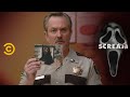 Lt dangle briefs the reno 911 team about ghostface  screamvi