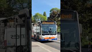 Mercedes Benz Citaro C2G Bus Am Wiesbadener Hauptbahnhof