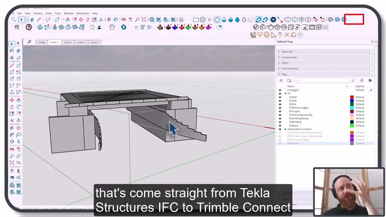Importing IFCs and retaining metadata