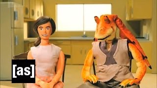 Звездные войны JarJar for Gecko Insurance Robot Chicken Adult Swim