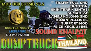 OBB BUSSID V3.5 TERBARU - SOUND DUMPTRUCK KHAS THAILAND