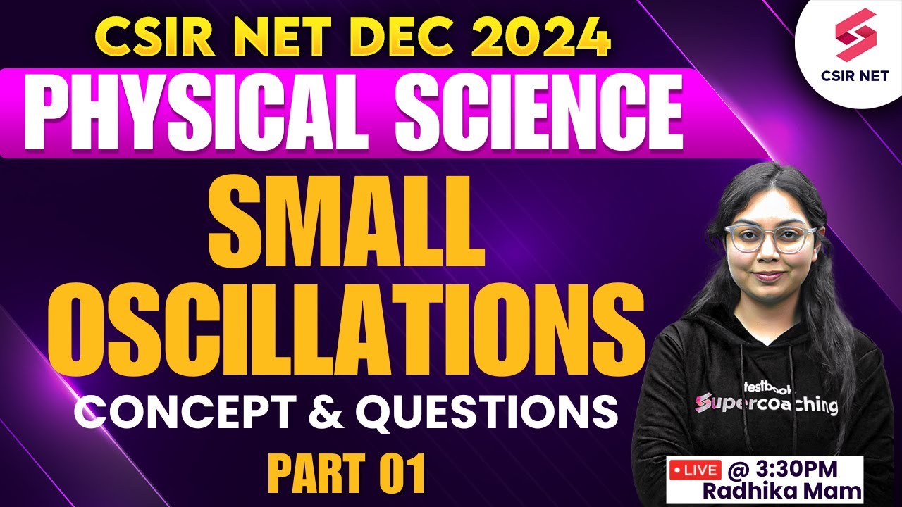 CSIR NET 2024 | Physical Science | Concept And Questions | Small ...