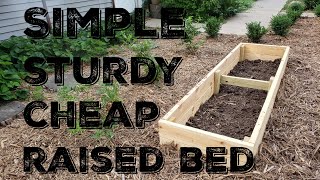 How To Build A Simple Sturdy And Inexpensive Raised Bed Garden Box