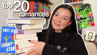 I read THE TOP 20 ROMANCES from Goodreads in 2024 for *nostalgia* - with SPOILERS