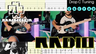 Rammstein - Radio |Guitar & Bass Cover| |Tab|