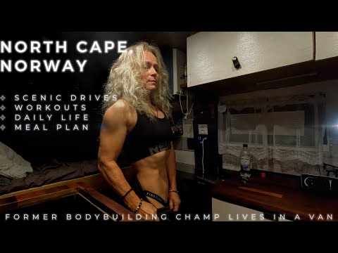 Vanlife Norway / I was at the North Cape / Workout and diet meals