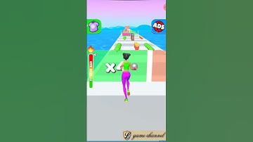 athlete race - fun running 3d 😉😉 gameplay // l game channel // android,ios 99442 #mobilegame #shorts