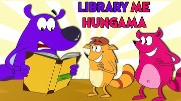 Library Me Hungama Ep 91 Pyaar Mohabbat Happy Lucky Indian Indian Cartoon Show