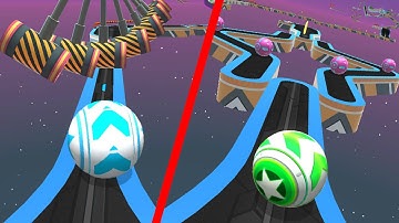 Sky Rolling Ball 3D - All Levels Gameplay Android, iOS #48 ( Level 342 - 349 )