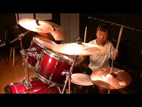 打首獄門同好会　ドラムカバー　1/6の夢旅人2002　小4（9歳）