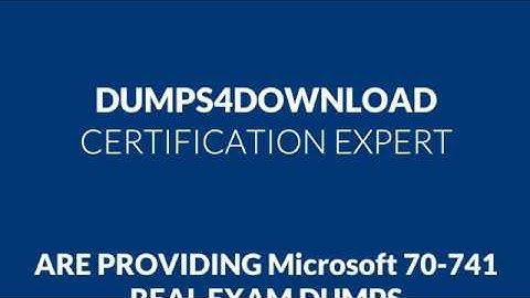How To Pass Microsoft 70-741 Exam In First Attempt - Microsoft 70-741 Exam Dumps
