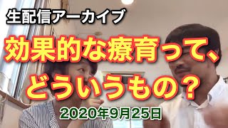 【思い立ったが、生配信】効果的な療育について語ります【2020/09/25】