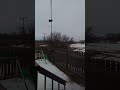 it's windy and raining