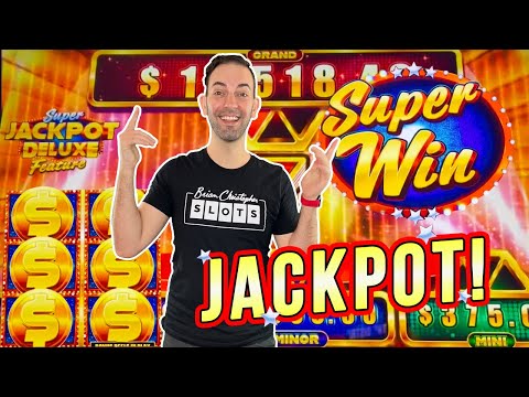 🏁 My BIGGEST WIN ➤ SUPER JACKPOT DELUXE ➤ Buffalo at Agua Caliente