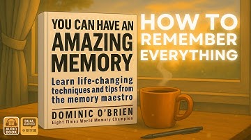 🎧 #15 You Can Have an Amazing Memory by Dominic O’Brien |  Memory Mastery Guide
