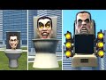 Evolution of upgraded gman skibidi toilet in garrys mod