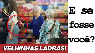 VELHINHAS ROUBAM NO MERCADO  TESTE DO CORONATO #experimentosocial #testesocial #testesdocoronato