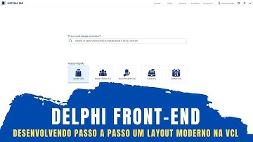 Delphi Front-End: Desenvolvendo Passo a Passo um Layout Moderno na VCL do Delphi c/ Cód. Fontes