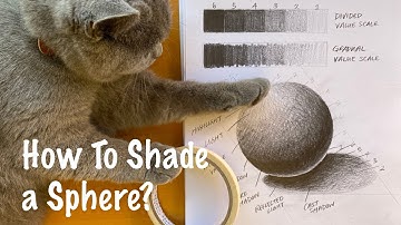 How to Draw and Shade a Sphere with Pencil | Using a Value Scale | Step-by-Step Tutorial
