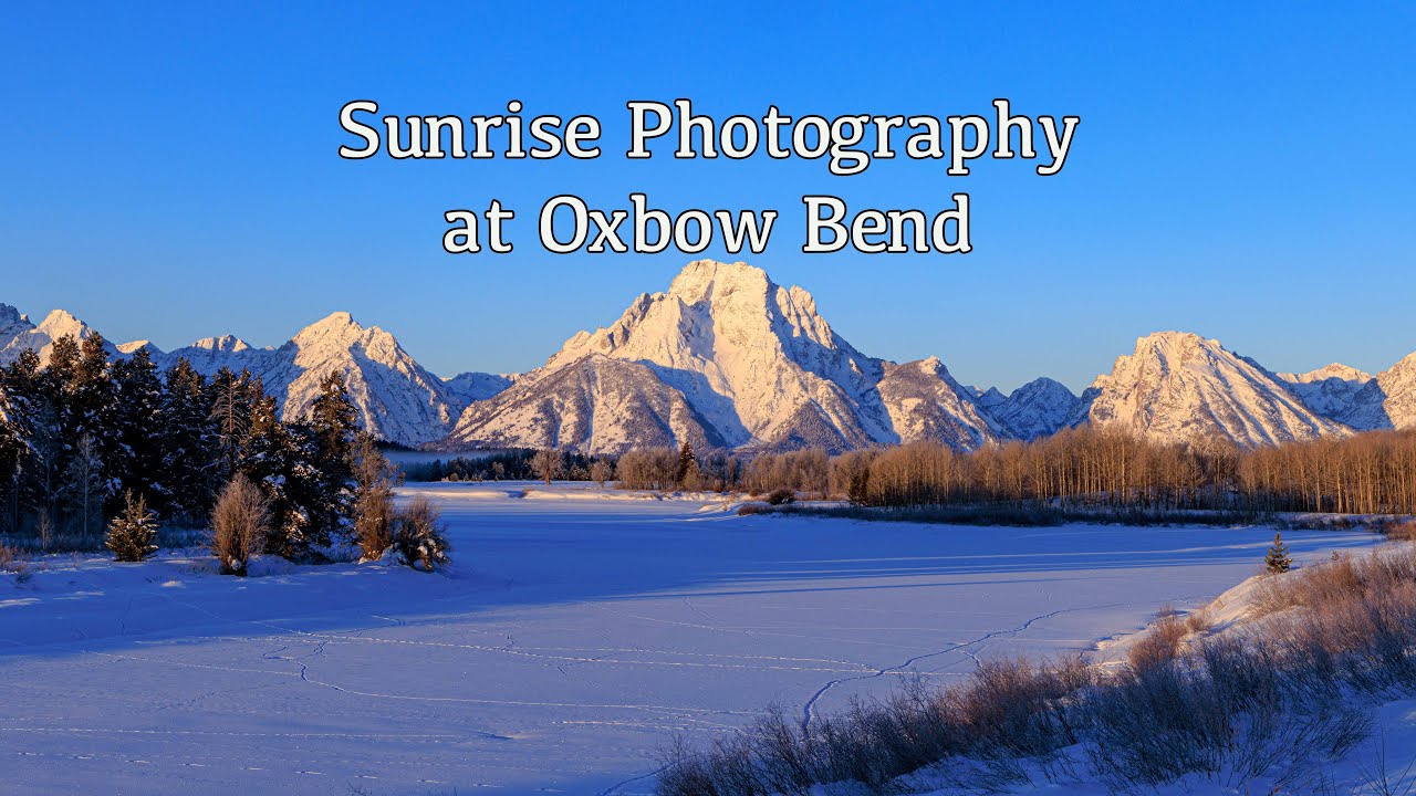 Sunrise Photography at Oxbow Bend landscapephotography grandtetons 