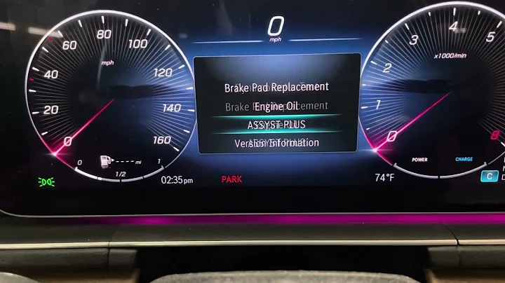 2024 Mercedes Benz GLE Service reminder reset 167 touch pad