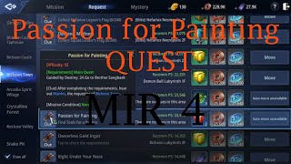 MIR 4 - PASSION FOR PAINTING QUEST (REQUEST)