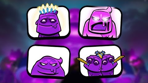 ALL Elixir Golem Emotes In Clash Royale!