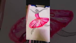 Dancing  girl #threadpainting #painting #ytshorts #short