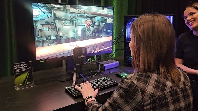 NPCs Come to Life in NVIDIA's ACE Demo at CES 2024! (Live Demo) - YouTube