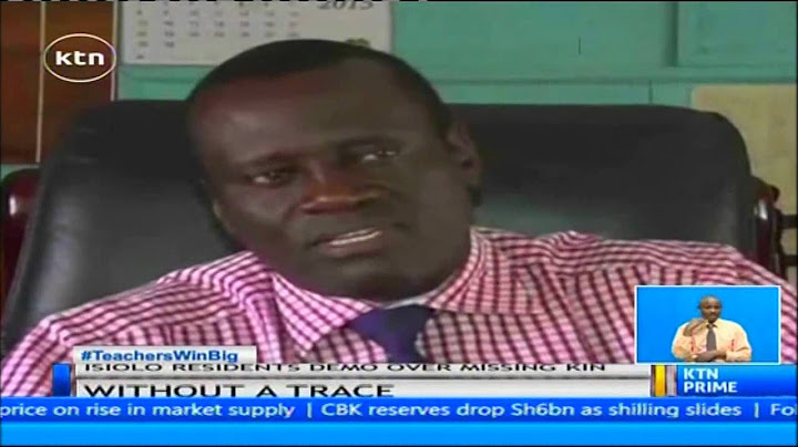 Isiolo residents demonstrate over increased cases of people disappearing