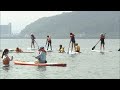 伊東市で夏の海を楽しむサップ体験（静岡県）