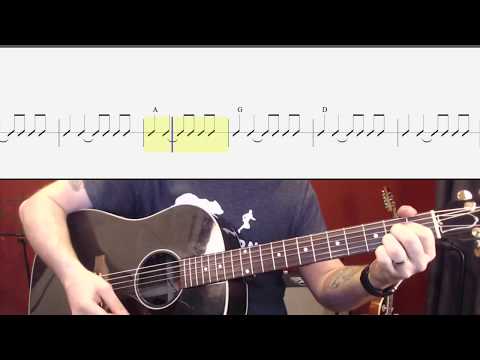 Bad Moon Rising (Chords and Strumming) Watch and Learn Guitar Lesson for Beginners