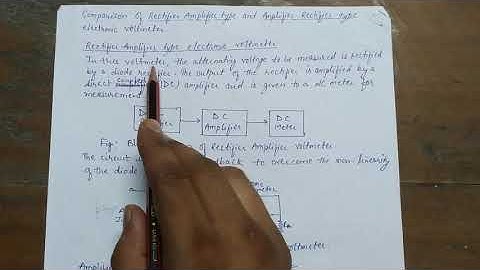 Comparison of amplifier rectifier and rectifier amplifier type electronic voltmeter by SNEH KUMAR