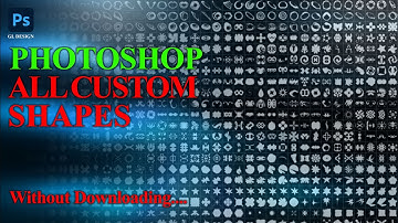 How to active all custom shapes on Photoshop CC 2022 | #gl_design #photoshop #shapes_Photoshop