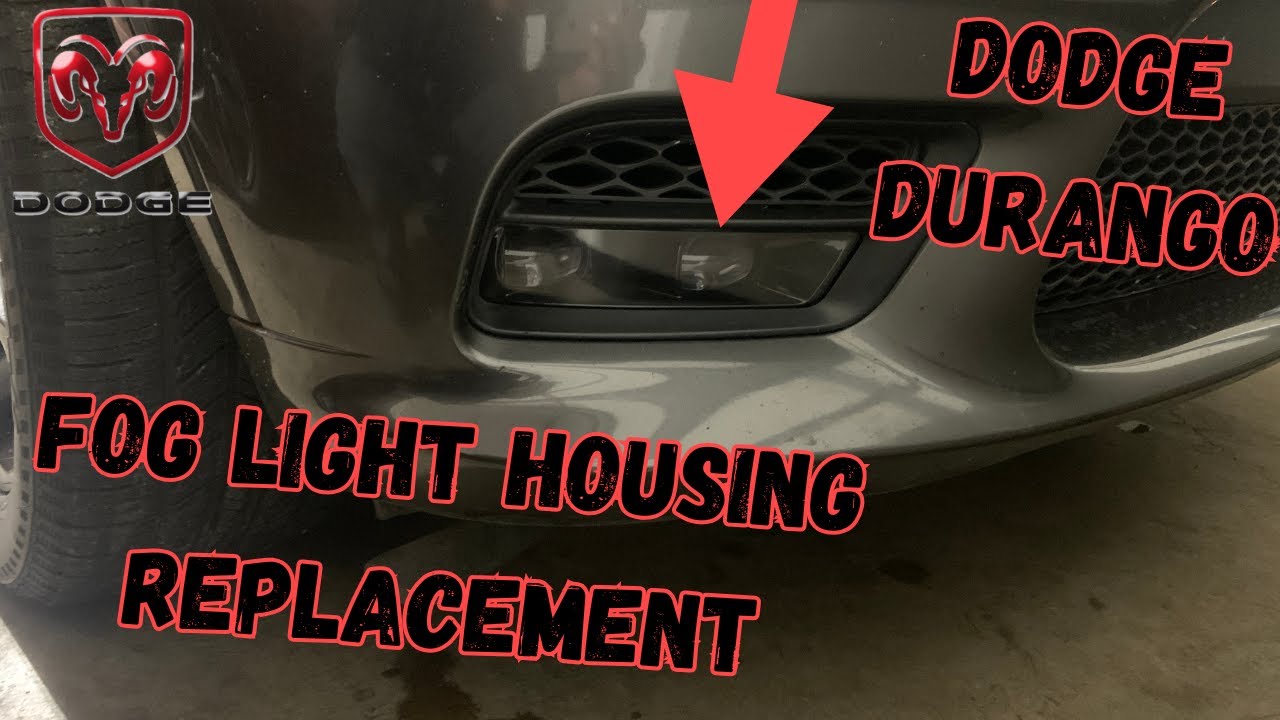 2019 Dodge Durango | Passenger Fog Light Removal